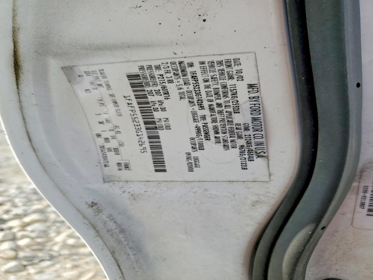 2003 FORD TAURUS SES photo 25