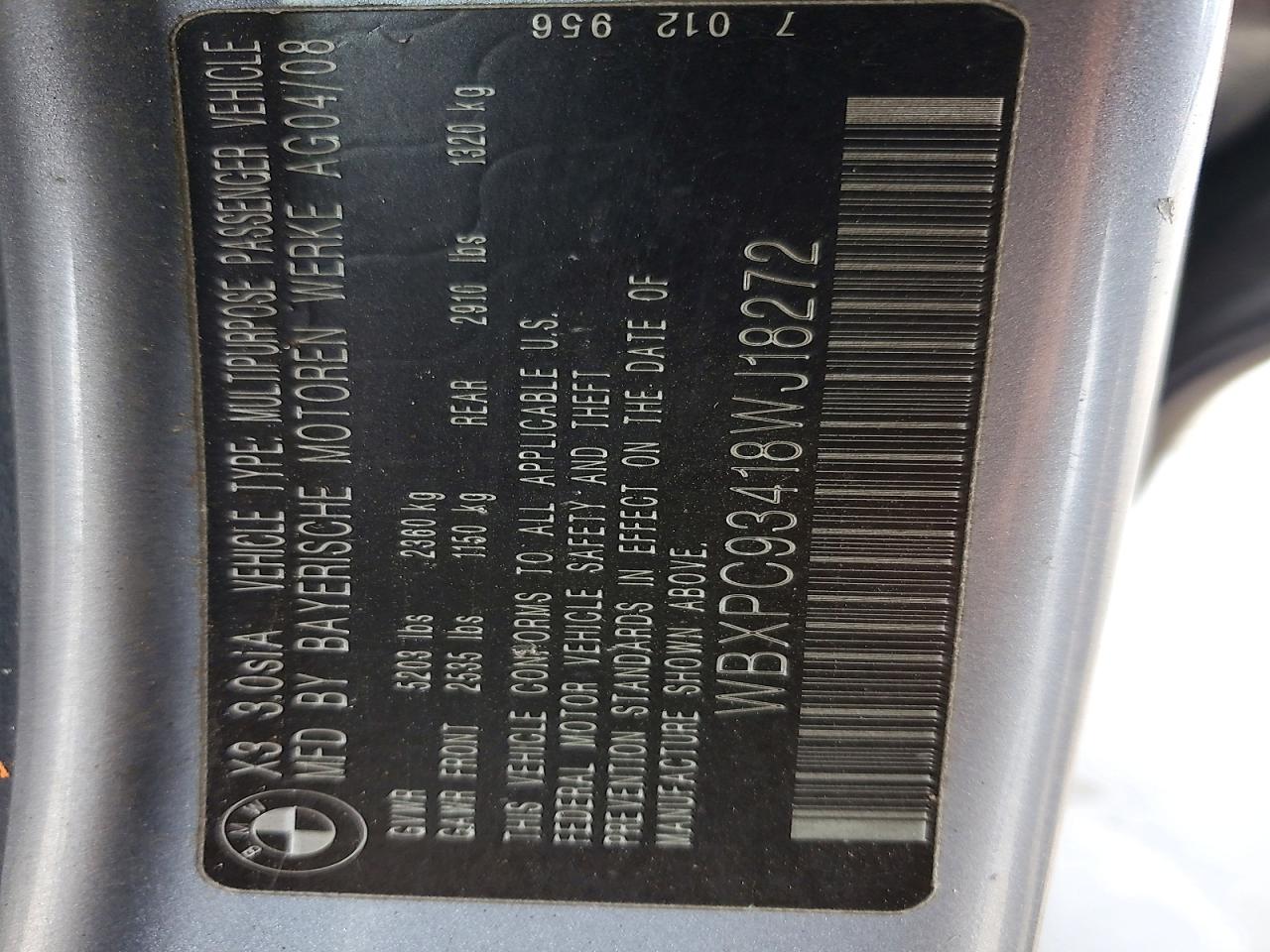 2008 BMW X3 3.0SI photo 13
