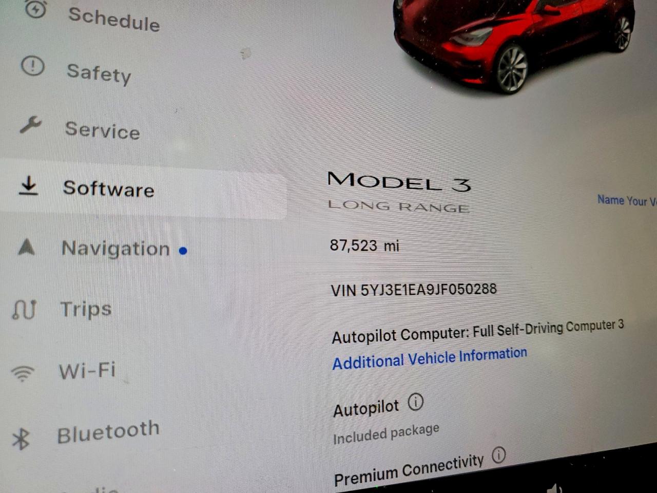 2018 TESLA MODEL 3 photo 9