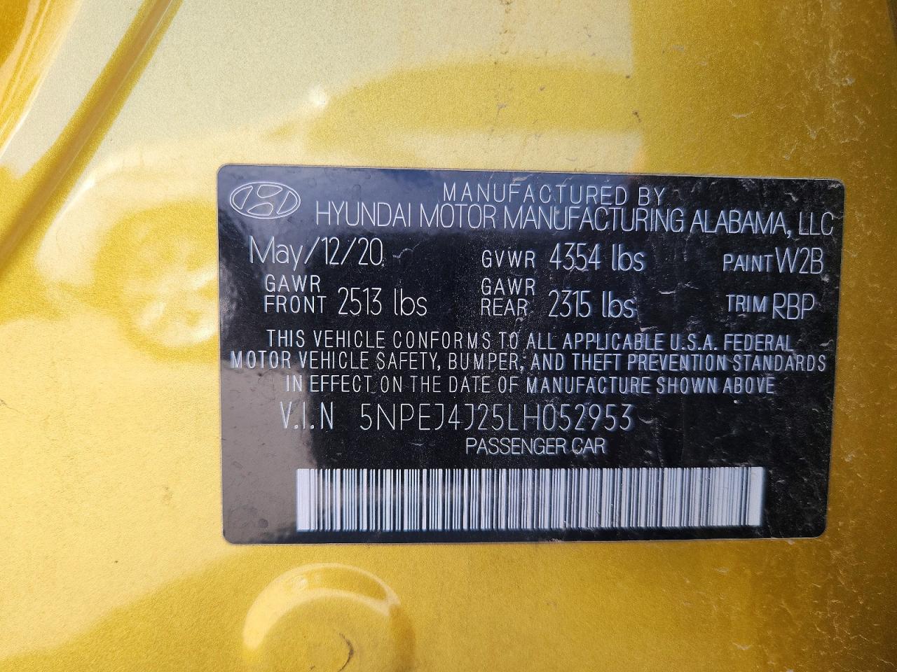 2020 HYUNDAI SONATA SEL PLUS photo 12