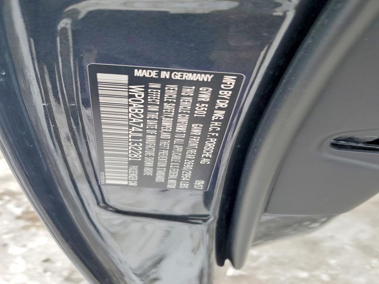 2018 PORSCHE PANAMERA 4S photo 12