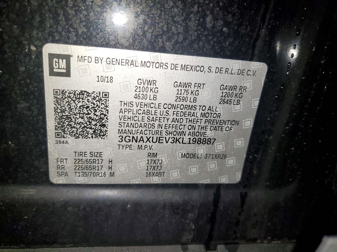 2019 CHEVROLET EQUINOX LT photo 13