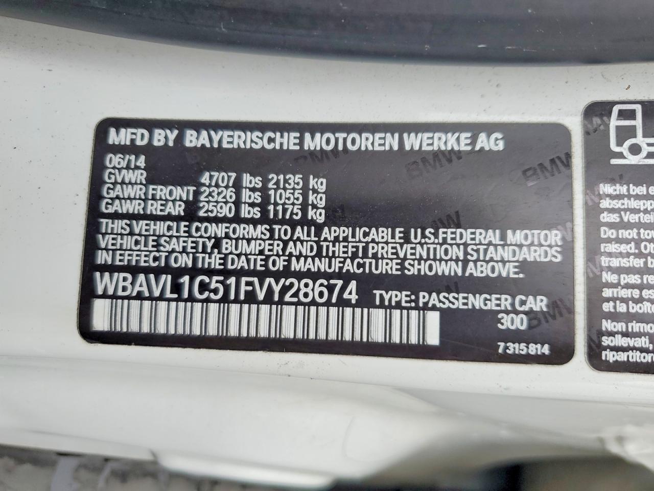 2015 BMW X1 XDRIVE28I photo 13