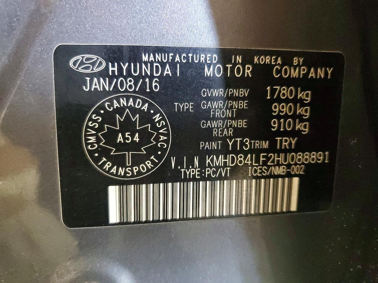 2017 HYUNDAI ELANTRA SE photo 13