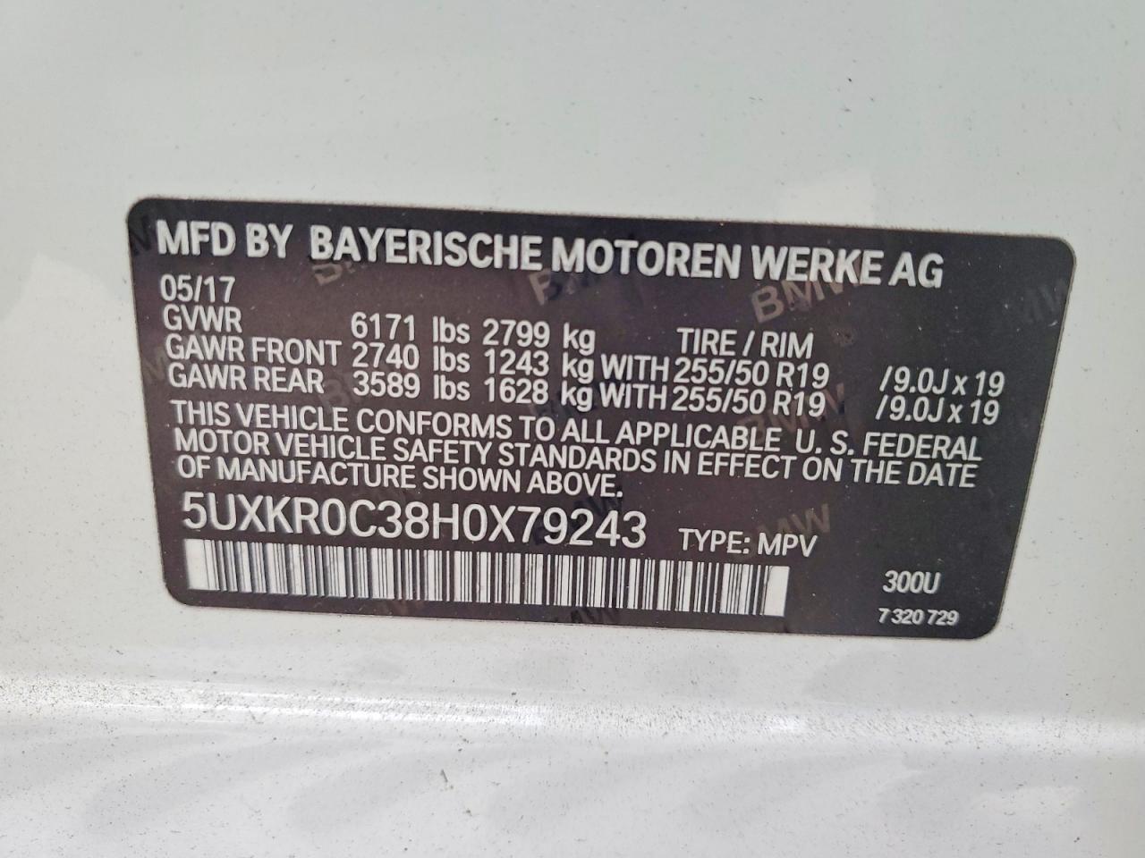 2017 BMW X5 XDRIVE35I photo 13