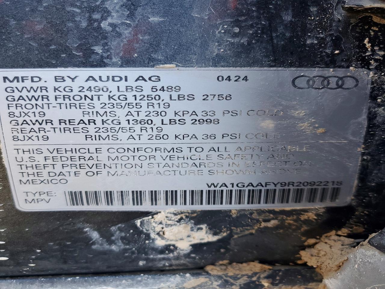 2024 AUDI Q5 PREMIUM 45 photo 25