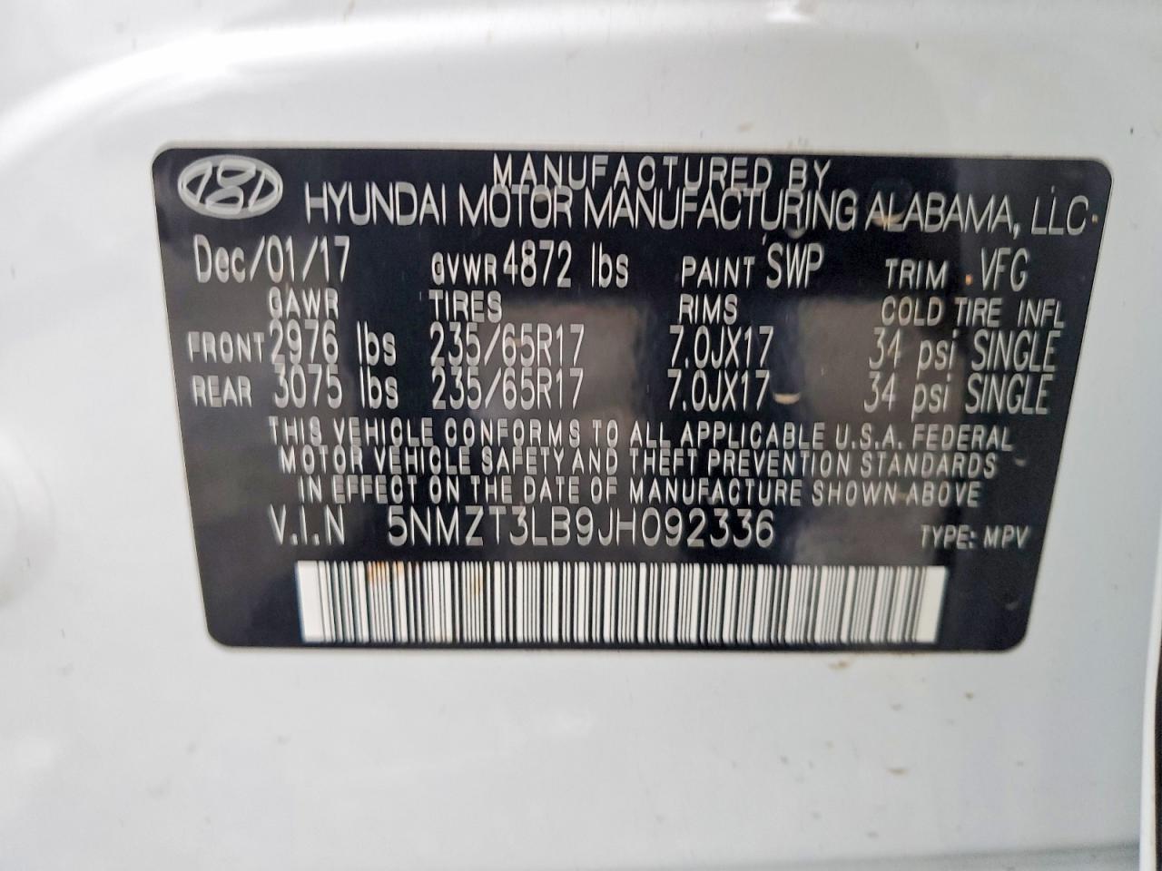 2018 HYUNDAI SANTA FE SPORT photo 13