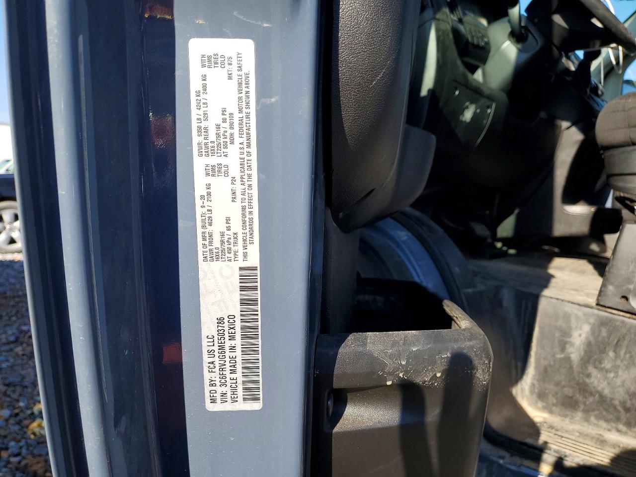2021 RAM PROMASTER 3500 DELIVERY VAN photo 13