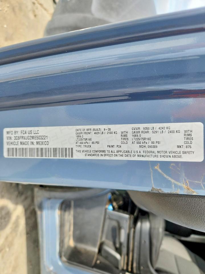 2021 RAM PROMASTER 3500 DELIVERY VAN photo 14