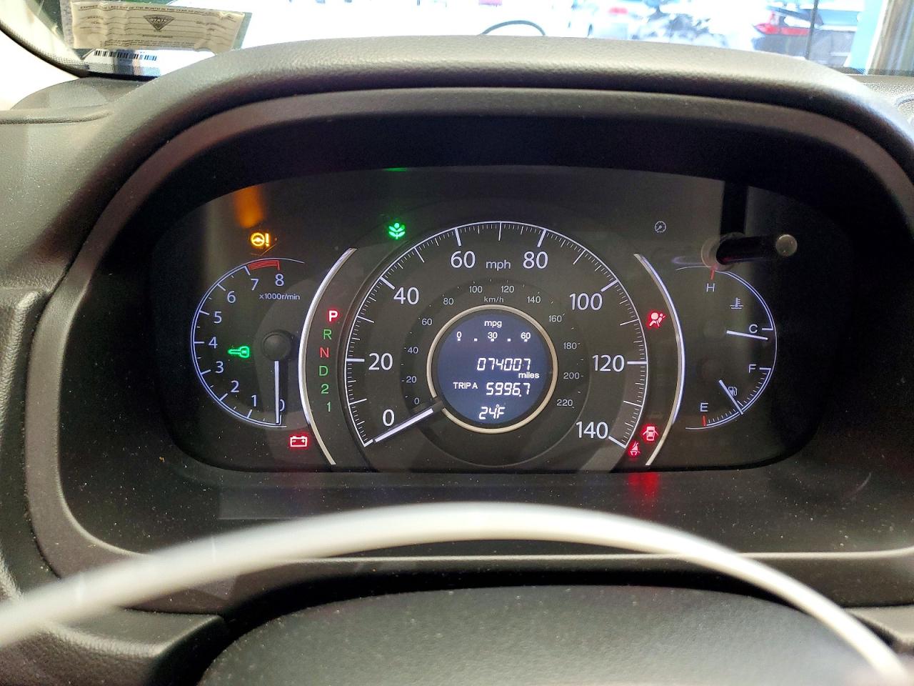 2014 HONDA CR-V EXL photo 9