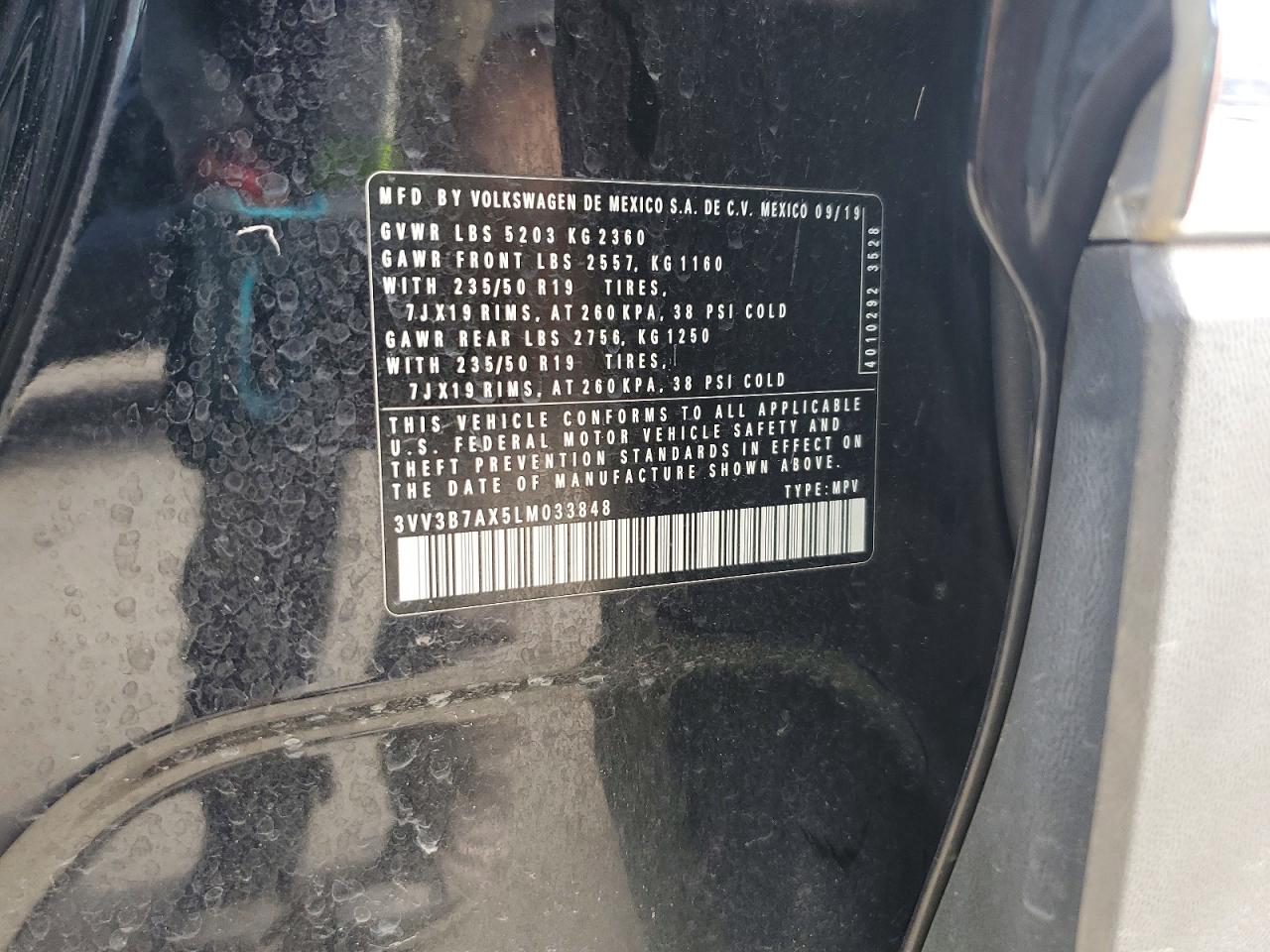 2020 VOLKSWAGEN TIGUAN SE photo 13