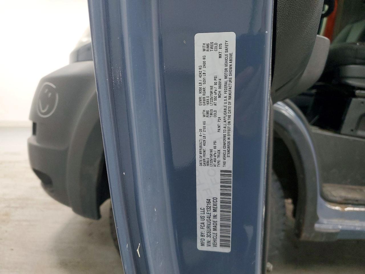 2020 RAM PROMASTER 3500 DELIVERY VAN photo 13