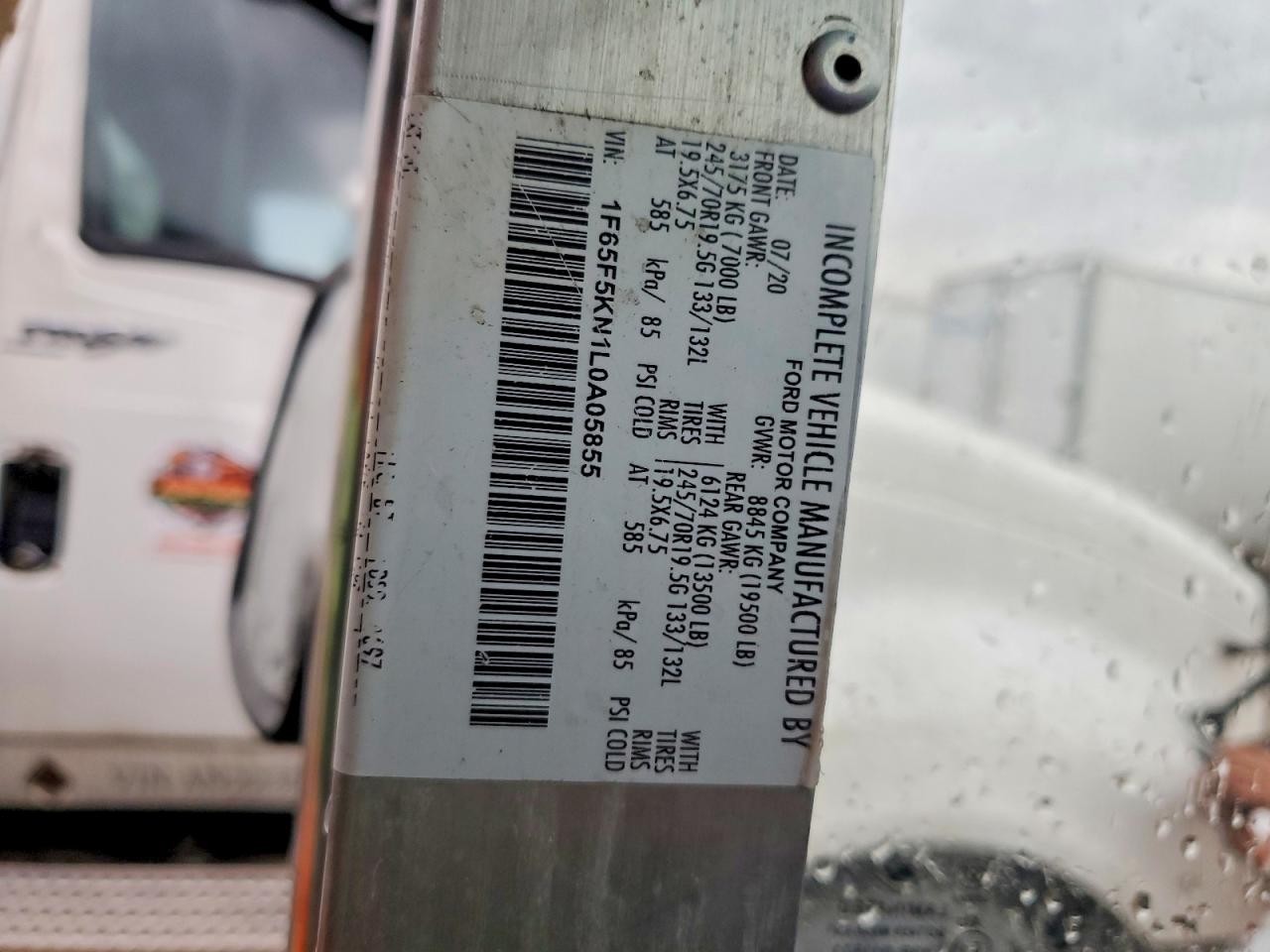 2020 FORD F59 DELIVERY TRUCK photo 11