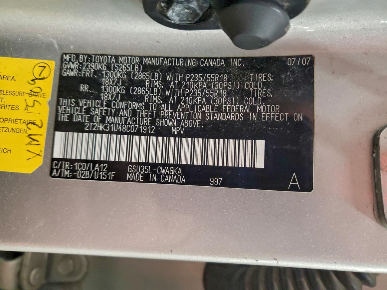 2008 LEXUS RX 350 photo 13