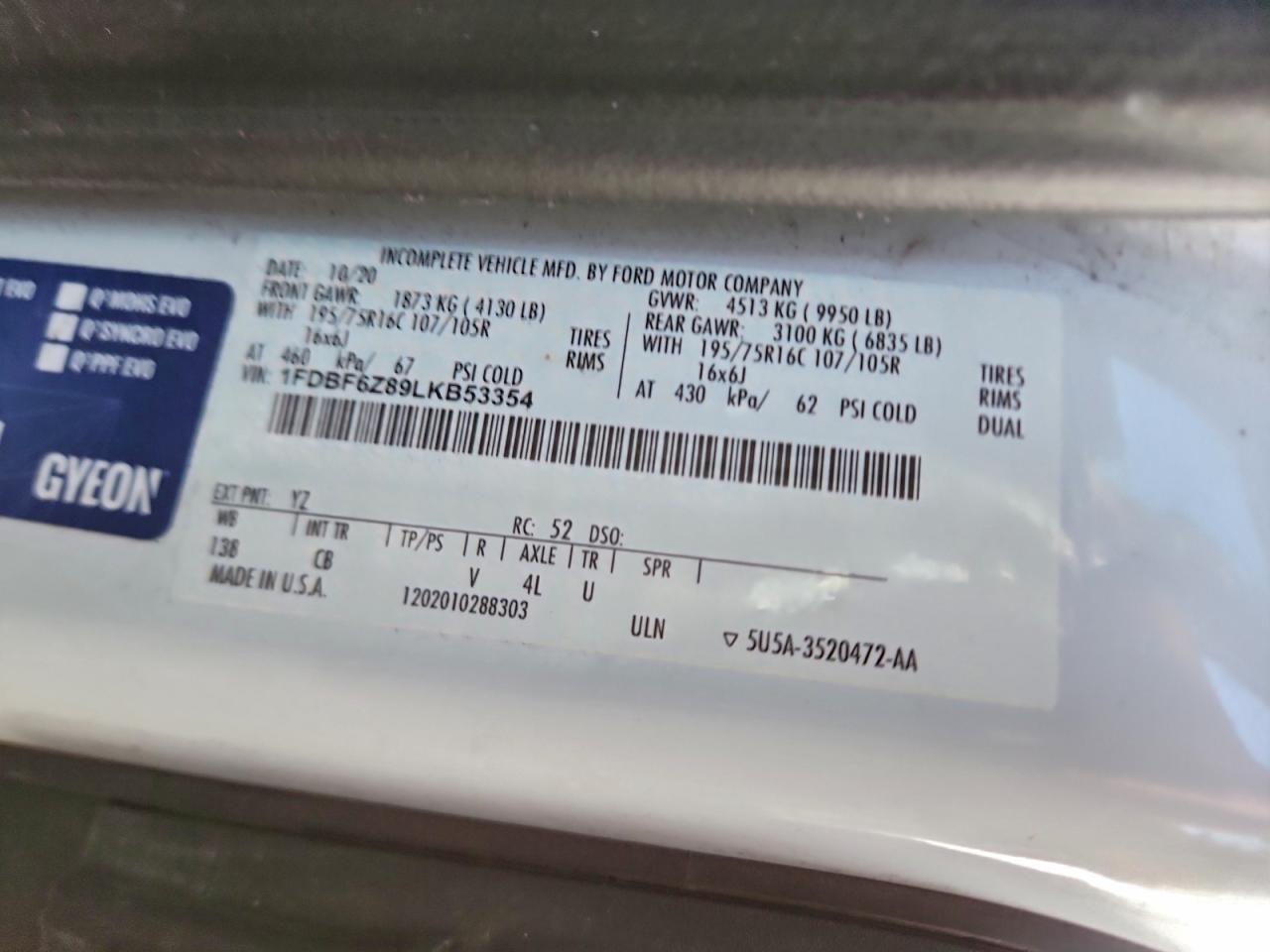2020 FORD TRANSIT UTILITY / SERVICE TRUCK photo 12