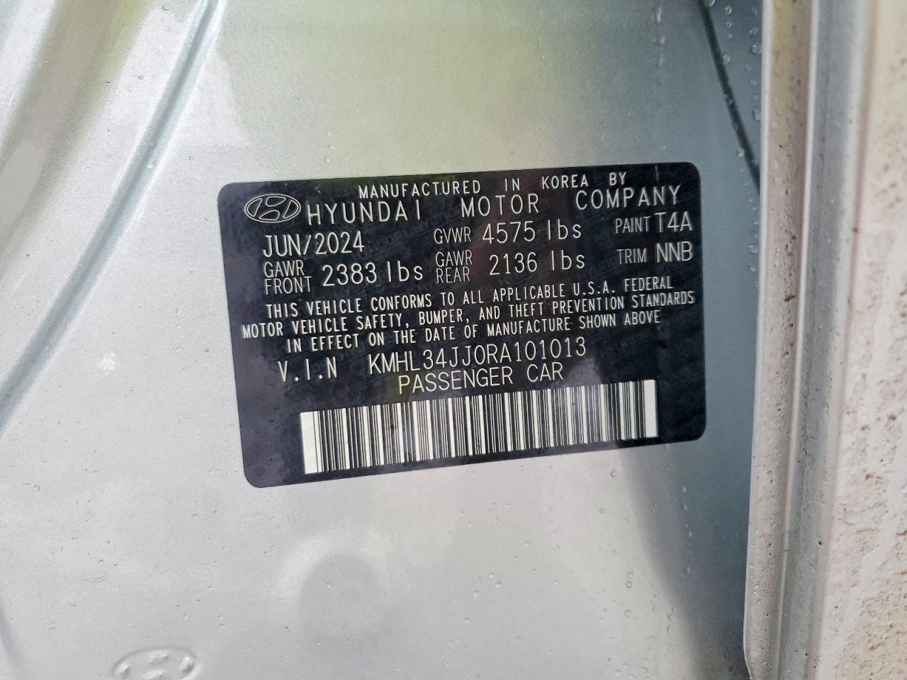 2024 HYUNDAI SONATA HYBRID photo 12