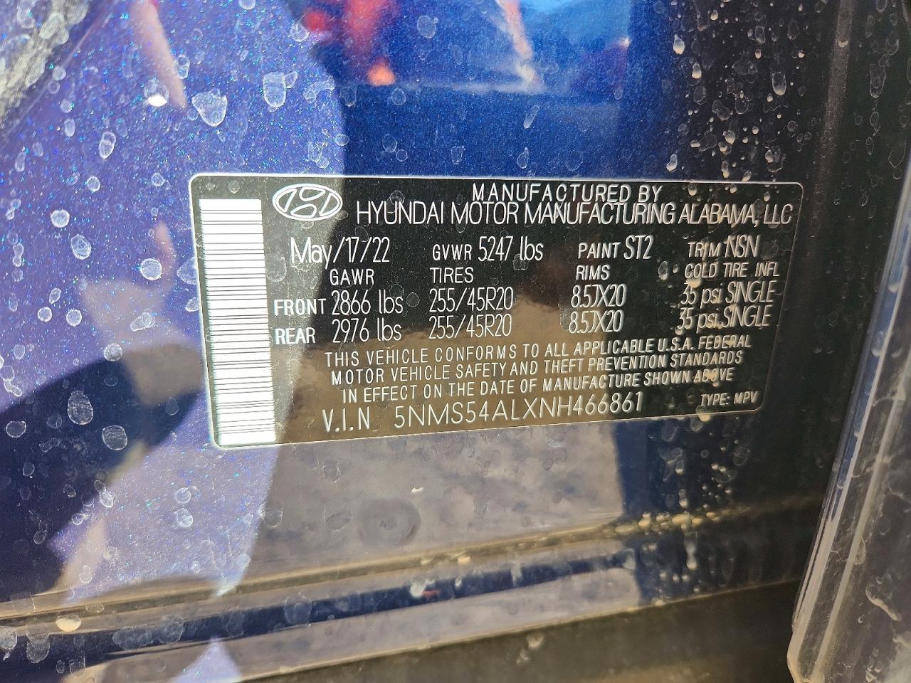 2022 HYUNDAI SANTA FE CALLIGRAPHY photo 14