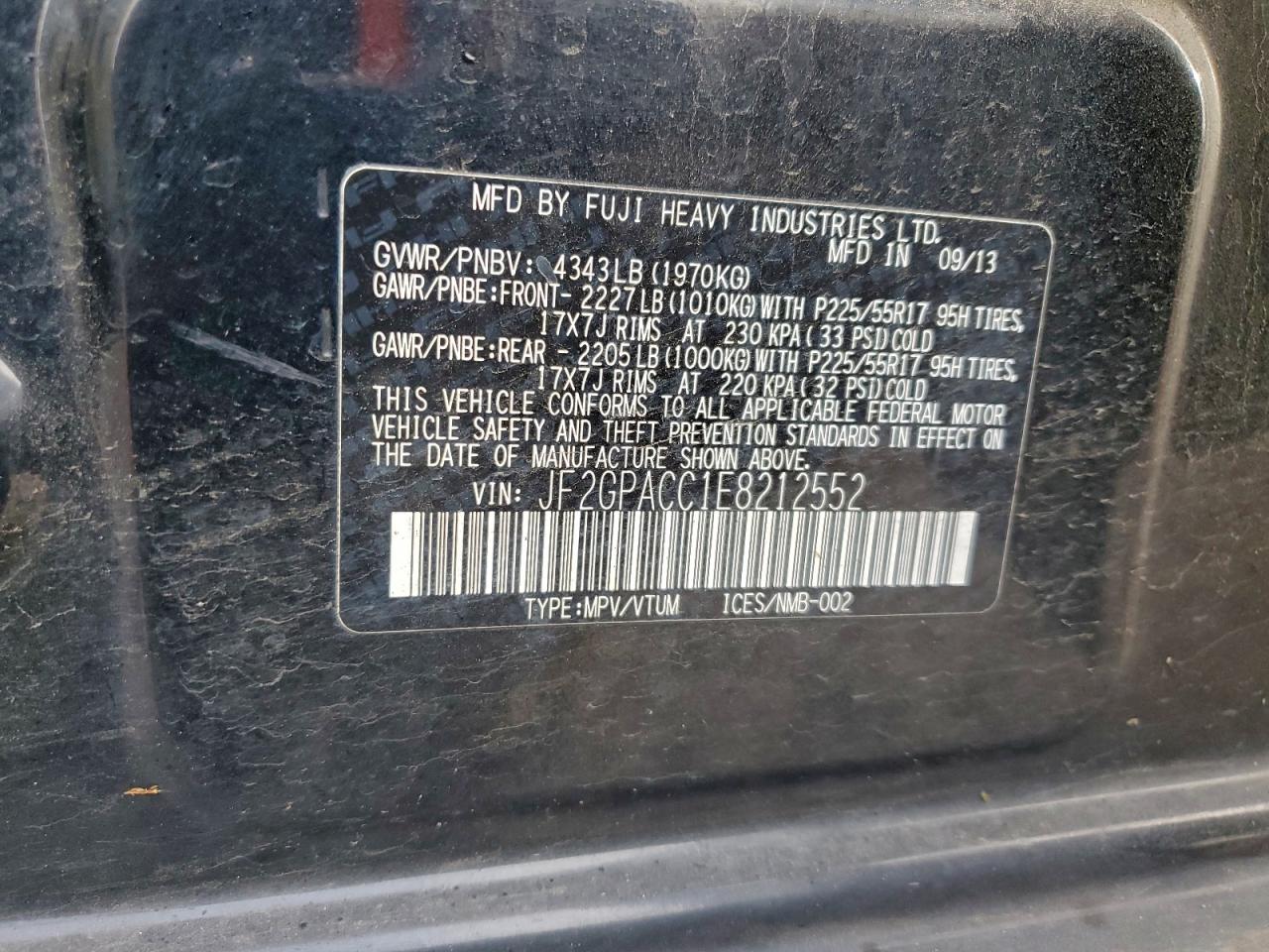 2014 SUBARU XV CROSSTREK 2.0 PREMIUM photo 13