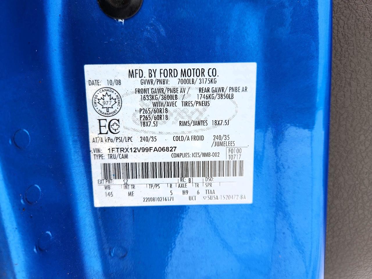 2009 FORD F150 SUPER CAB photo 12