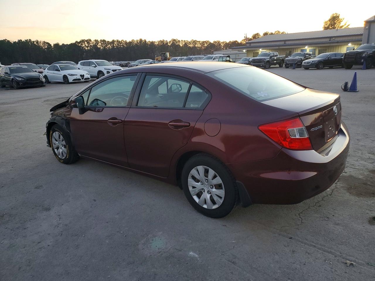 2012 HONDA CIVIC LX photo 2