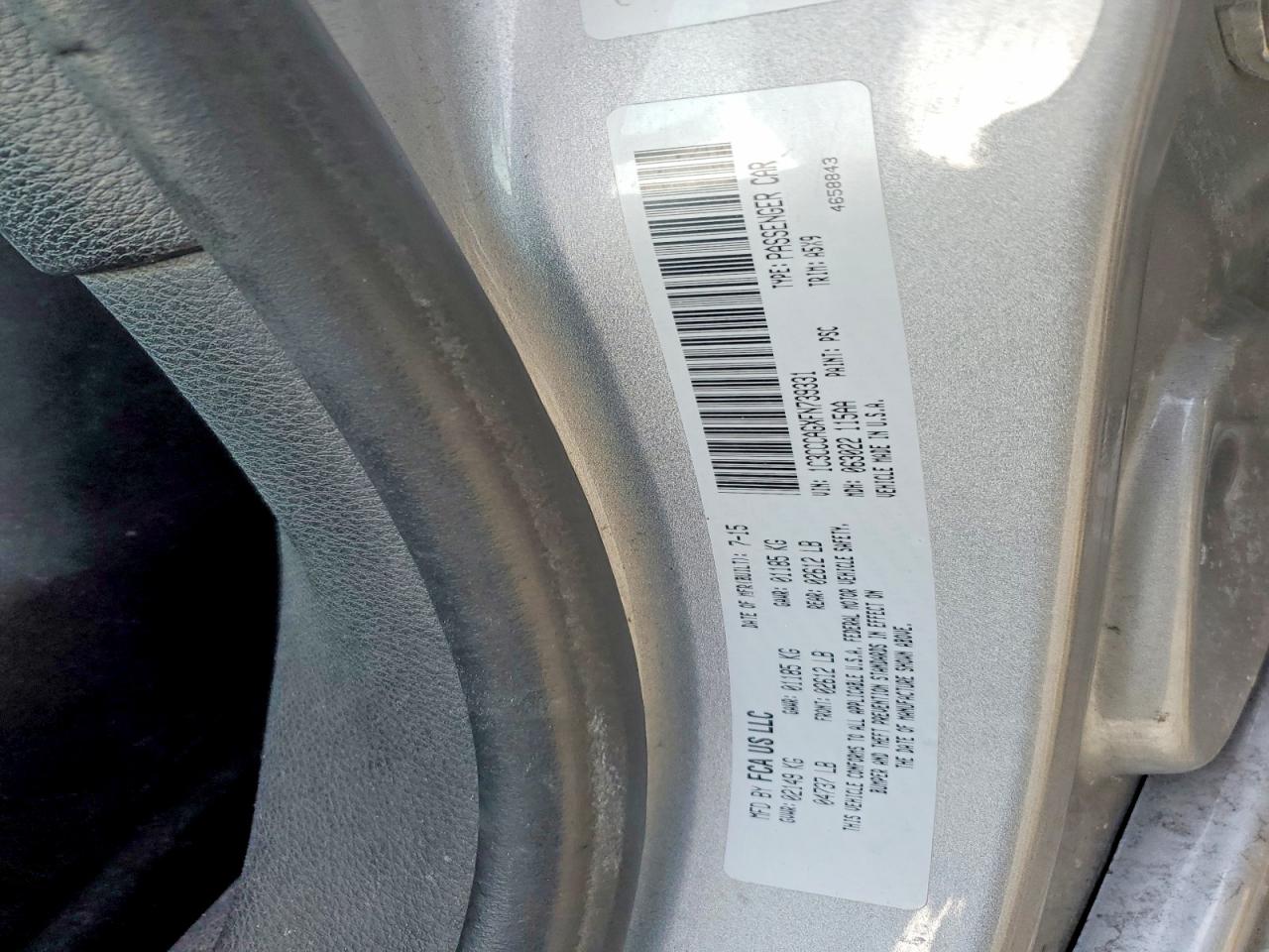 2015 CHRYSLER 200 LIMITED photo 12