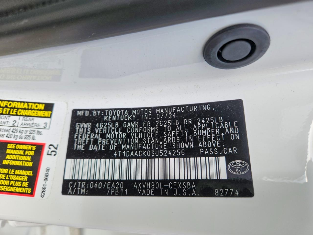 2025 TOYOTA CAMRY XSE photo 12