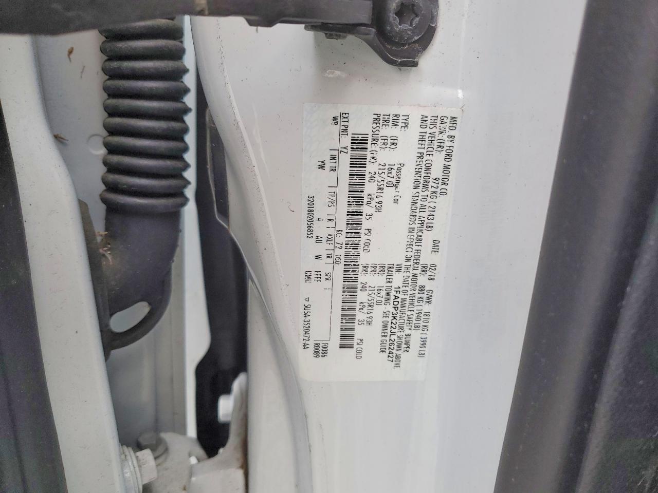 2018 FORD FOCUS SE photo 12