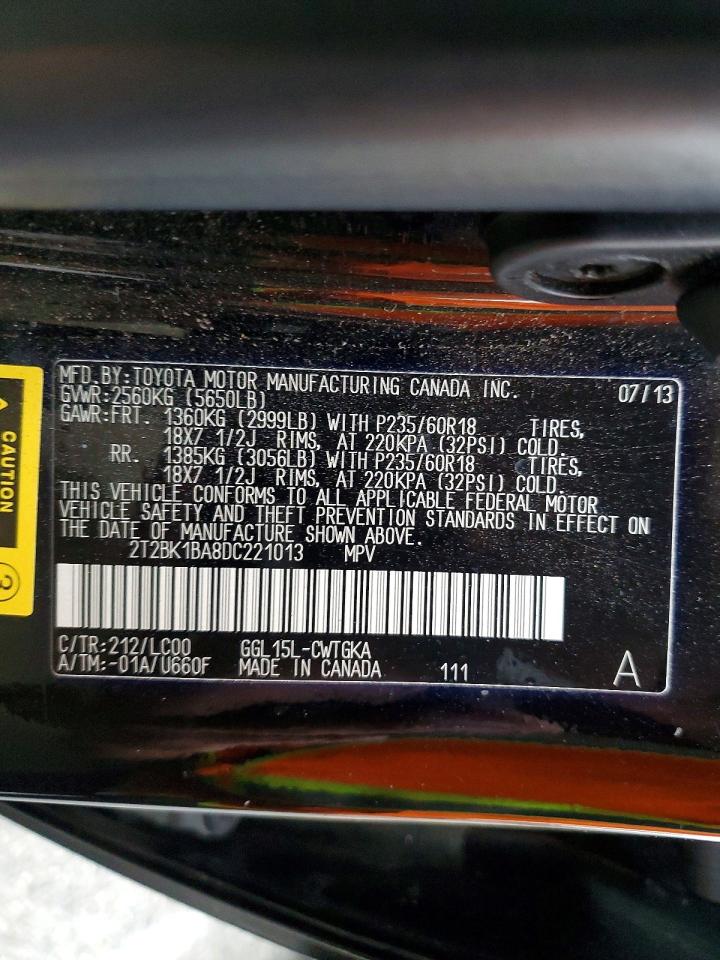 2013 LEXUS RX 350 BASE photo 13