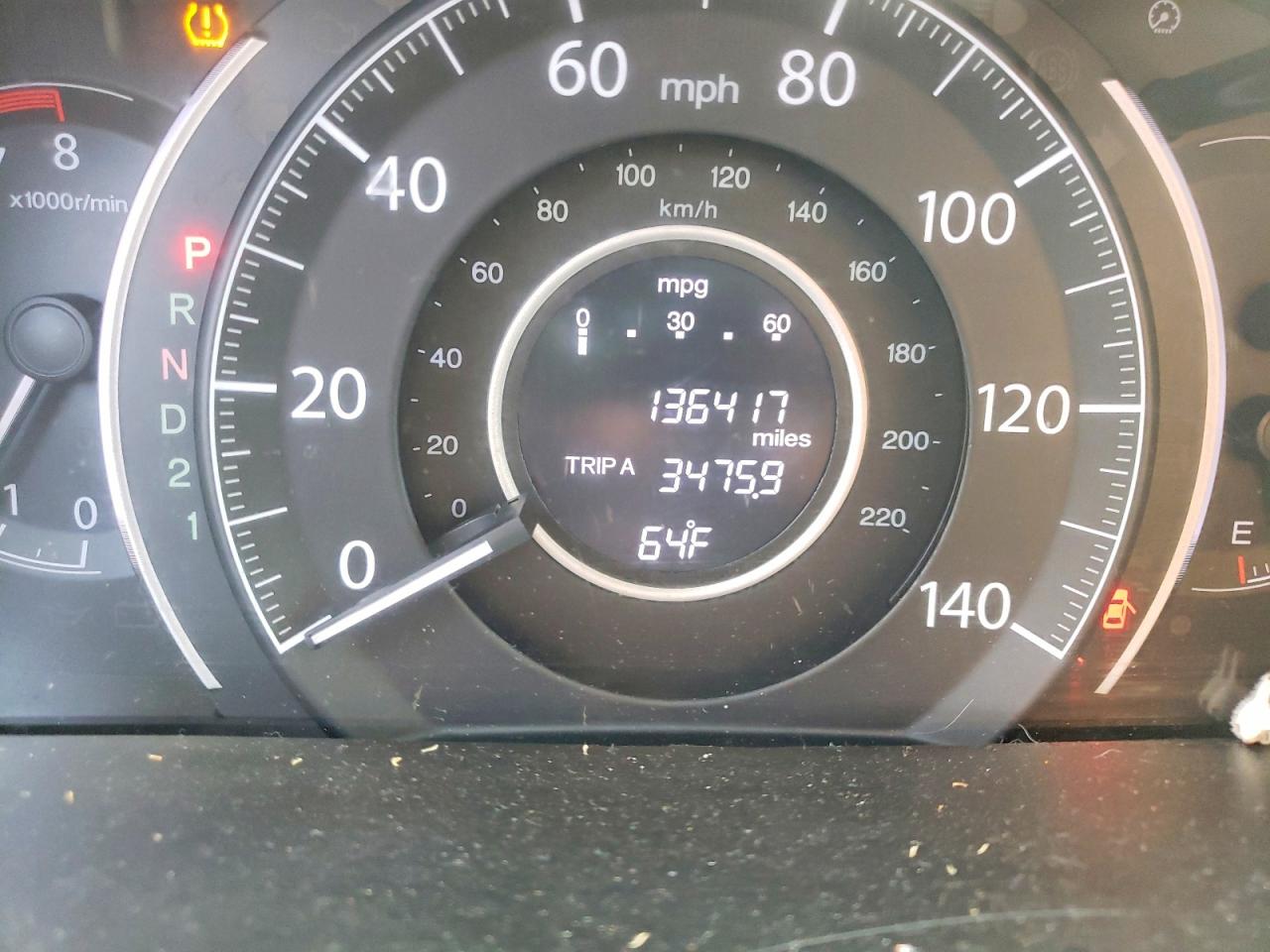 2012 HONDA CR-V LX photo 9
