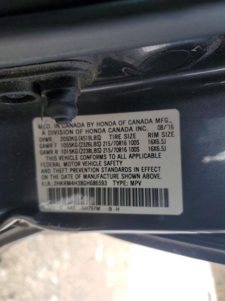 2016 HONDA CR-V LX photo 13