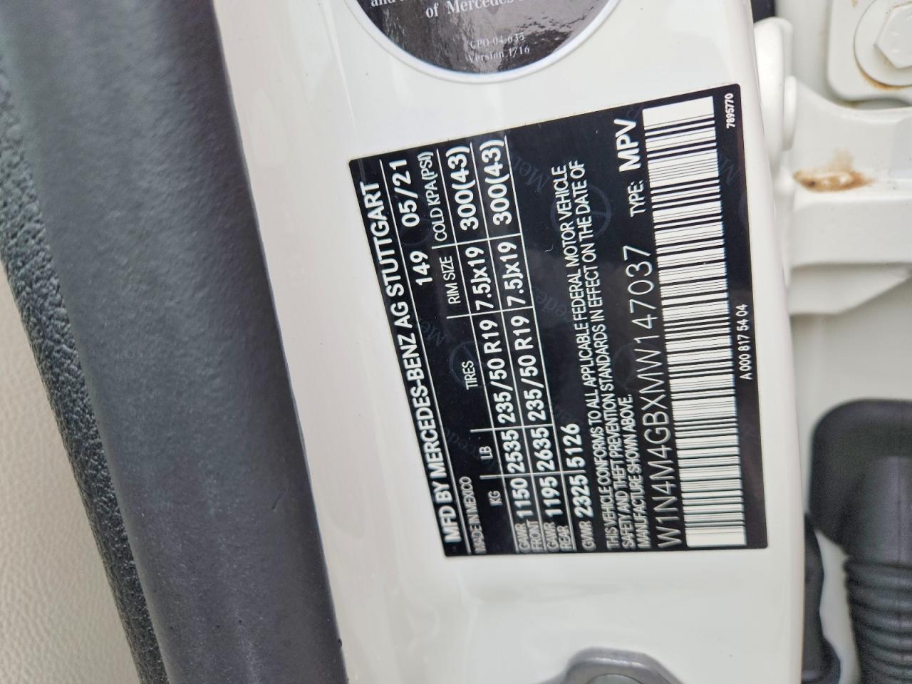 2021 MERCEDES-BENZ GLB 250 photo 27