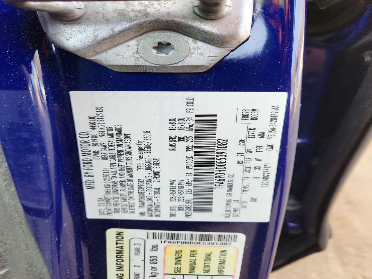2014 FORD FUSION SE photo 23