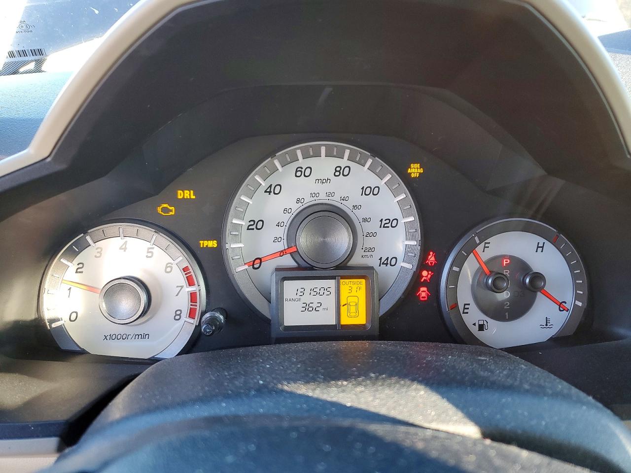 2012 HONDA PILOT EXL photo 9