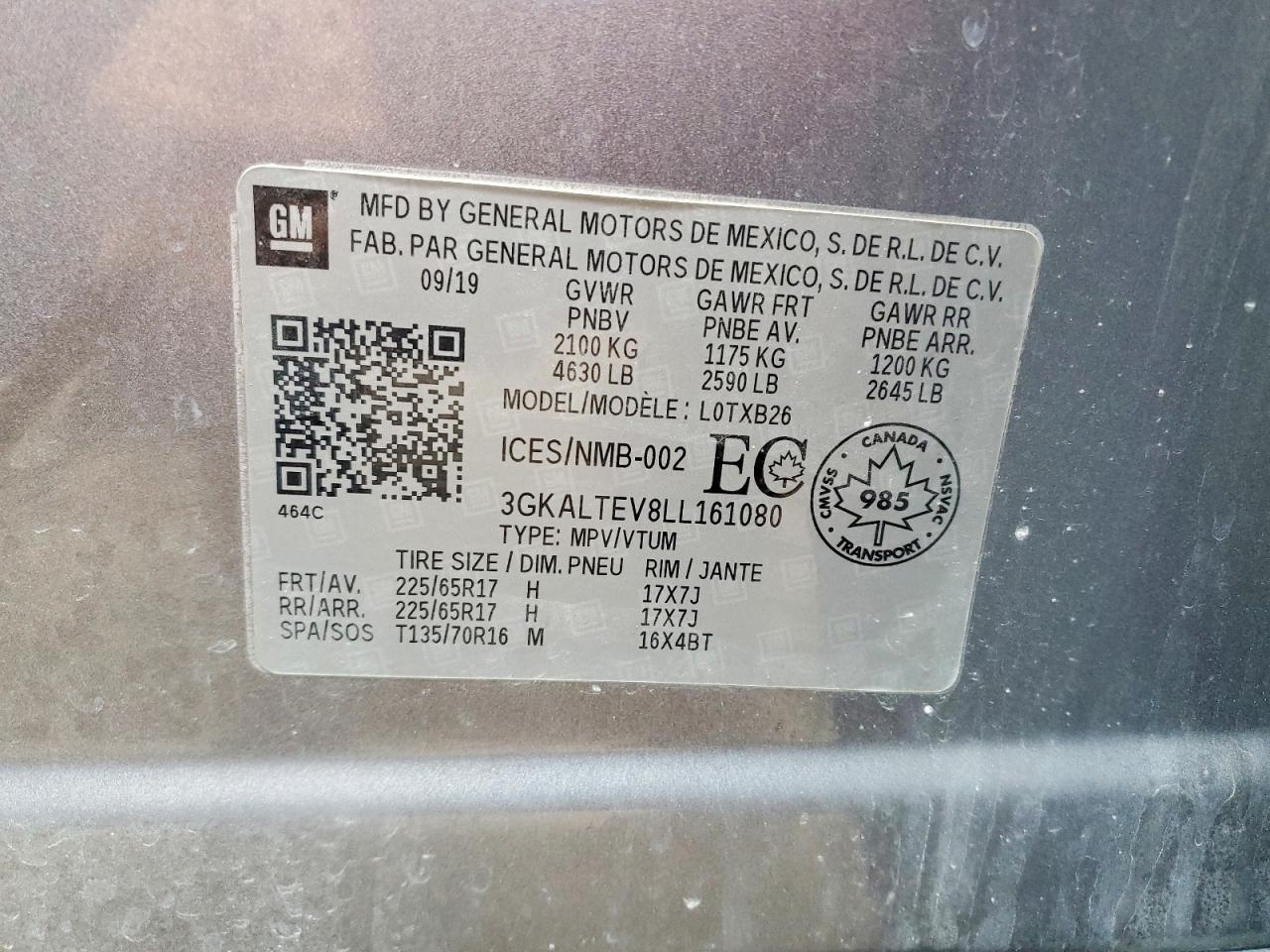 2020 GMC TERRAIN SLE photo 13