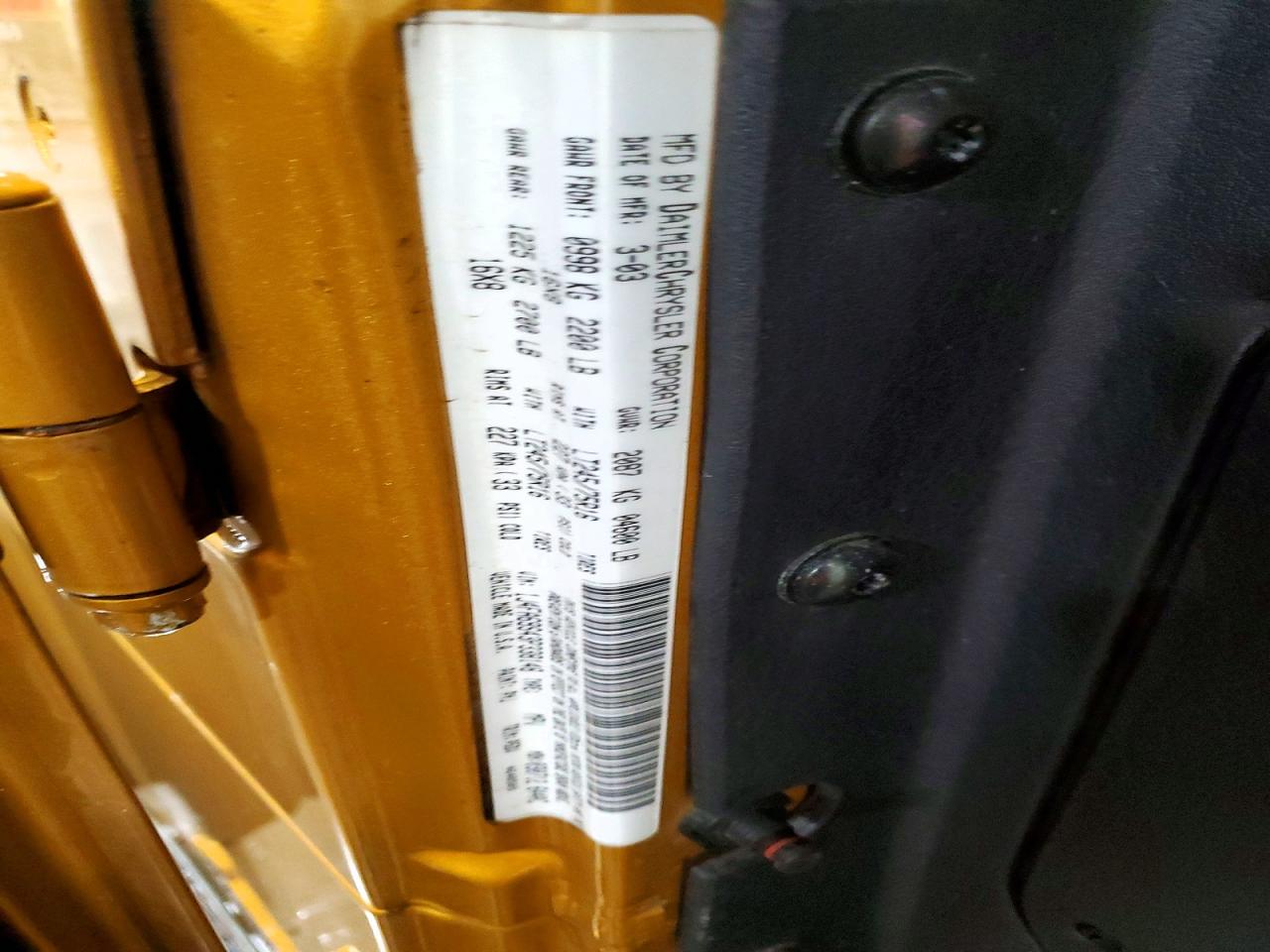 2003 JEEP WRANGLER / TJ RUBICON photo 12
