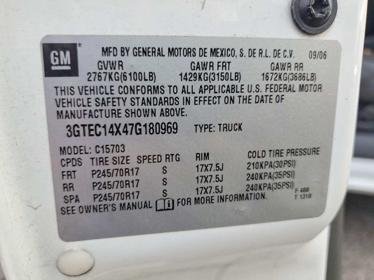 2007 GMC NEW SIERRA C1500 CLASSIC photo 13