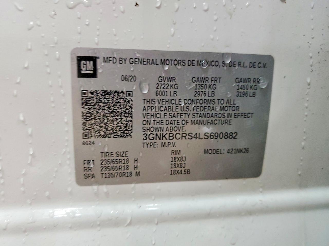 2020 CHEVROLET BLAZER 2LT photo 14