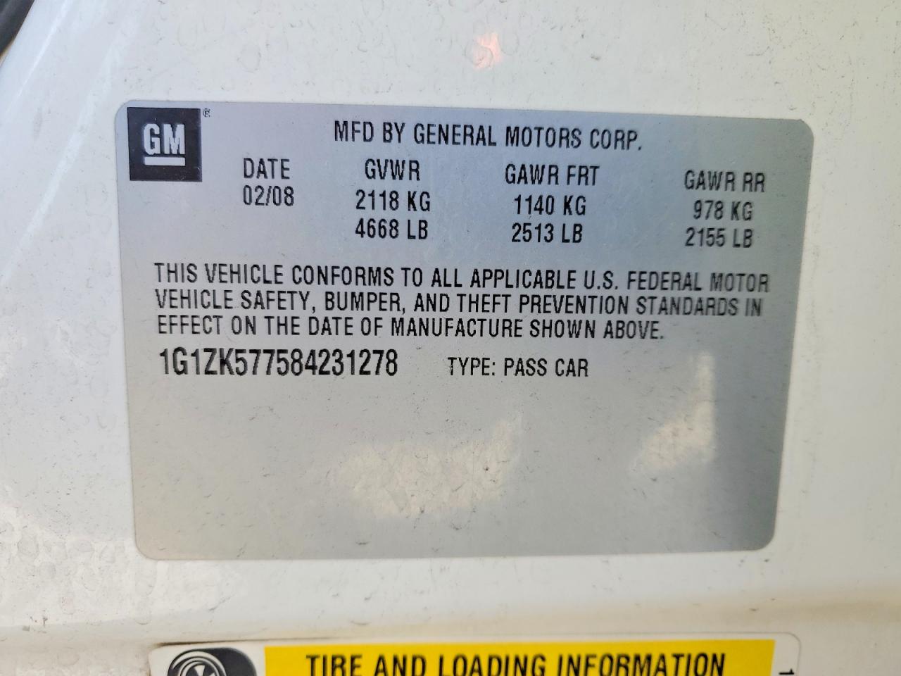 2008 CHEVROLET MALIBU LTZ photo 13