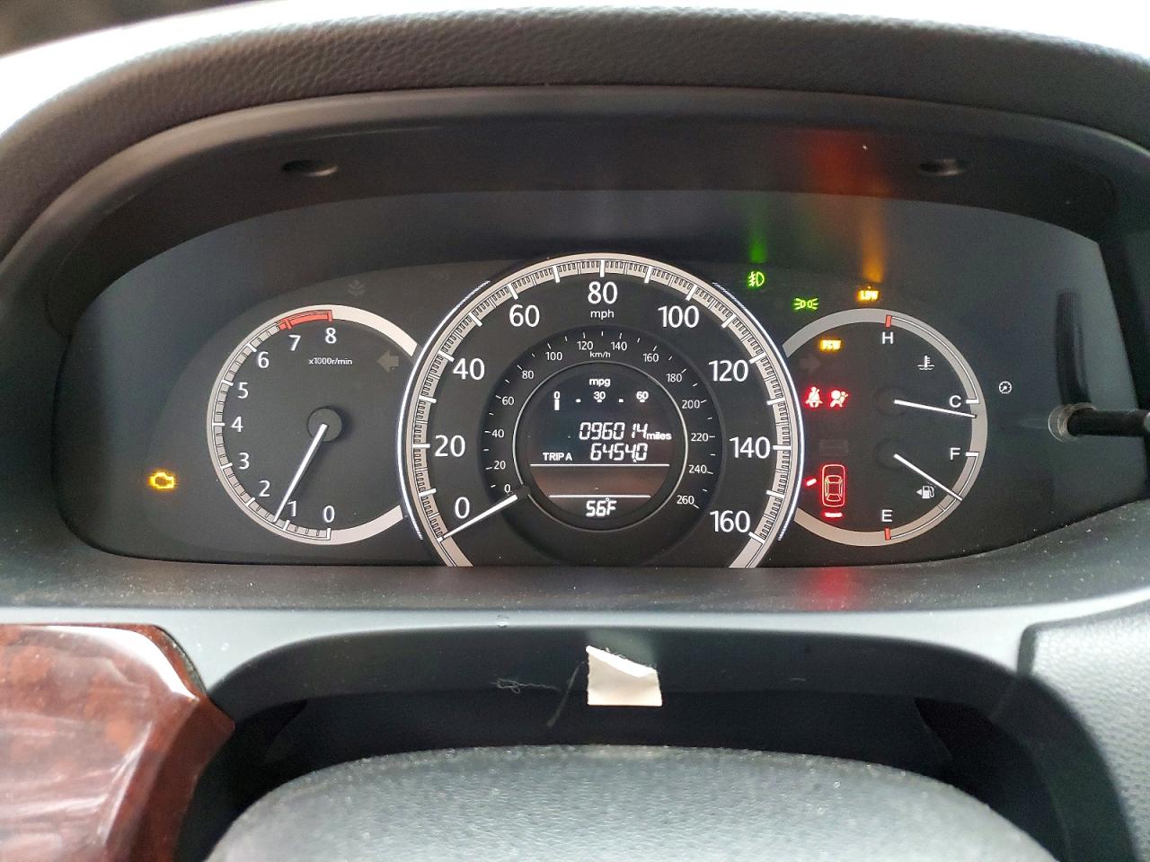 2014 HONDA ACCORD EXL photo 9
