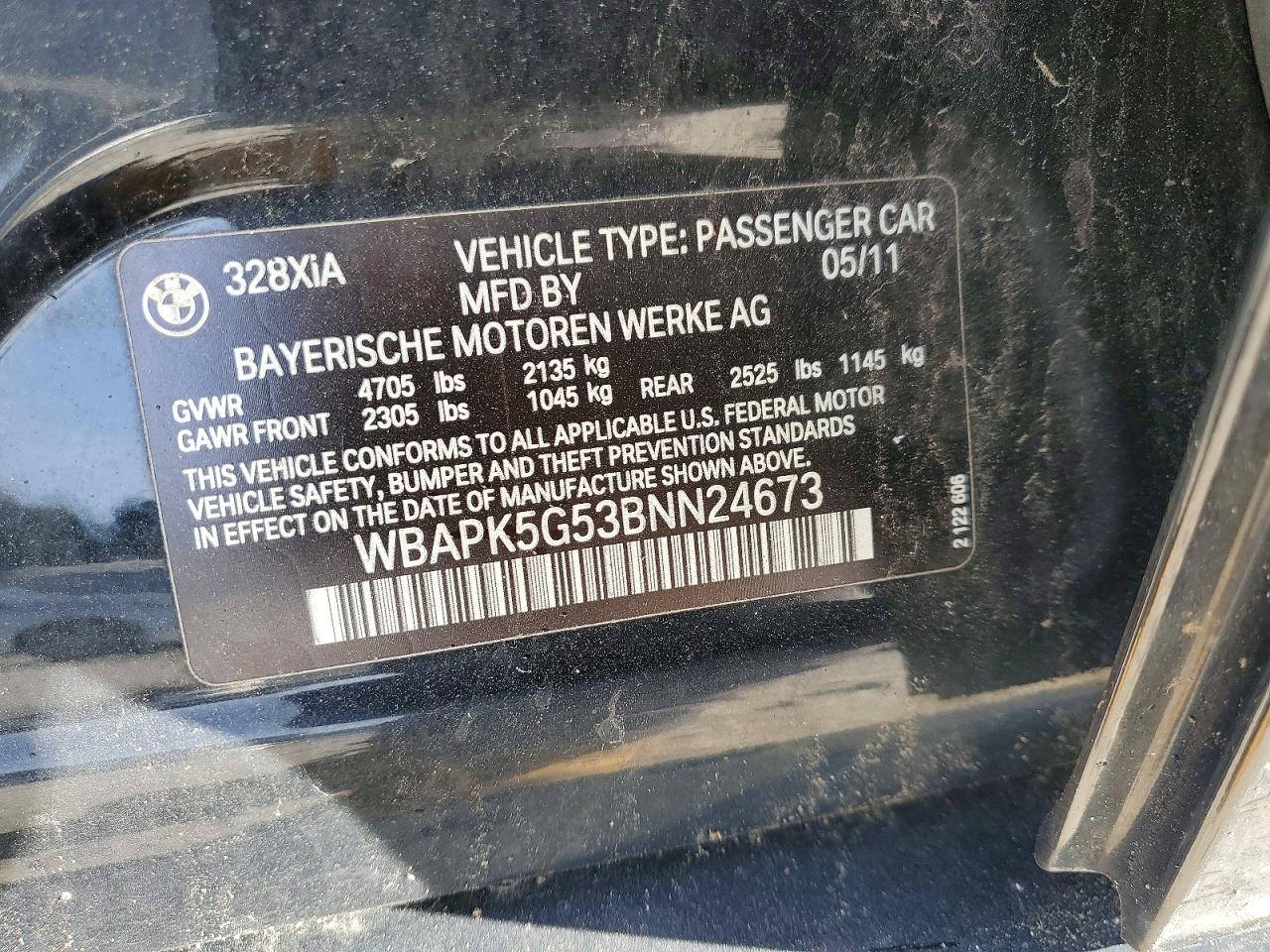 2011 BMW 328 XI SULEV photo 13