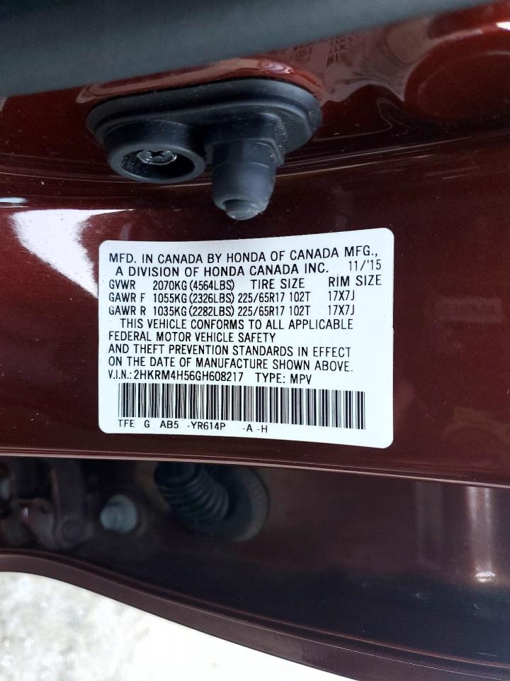 2016 HONDA CR-V EX photo 13