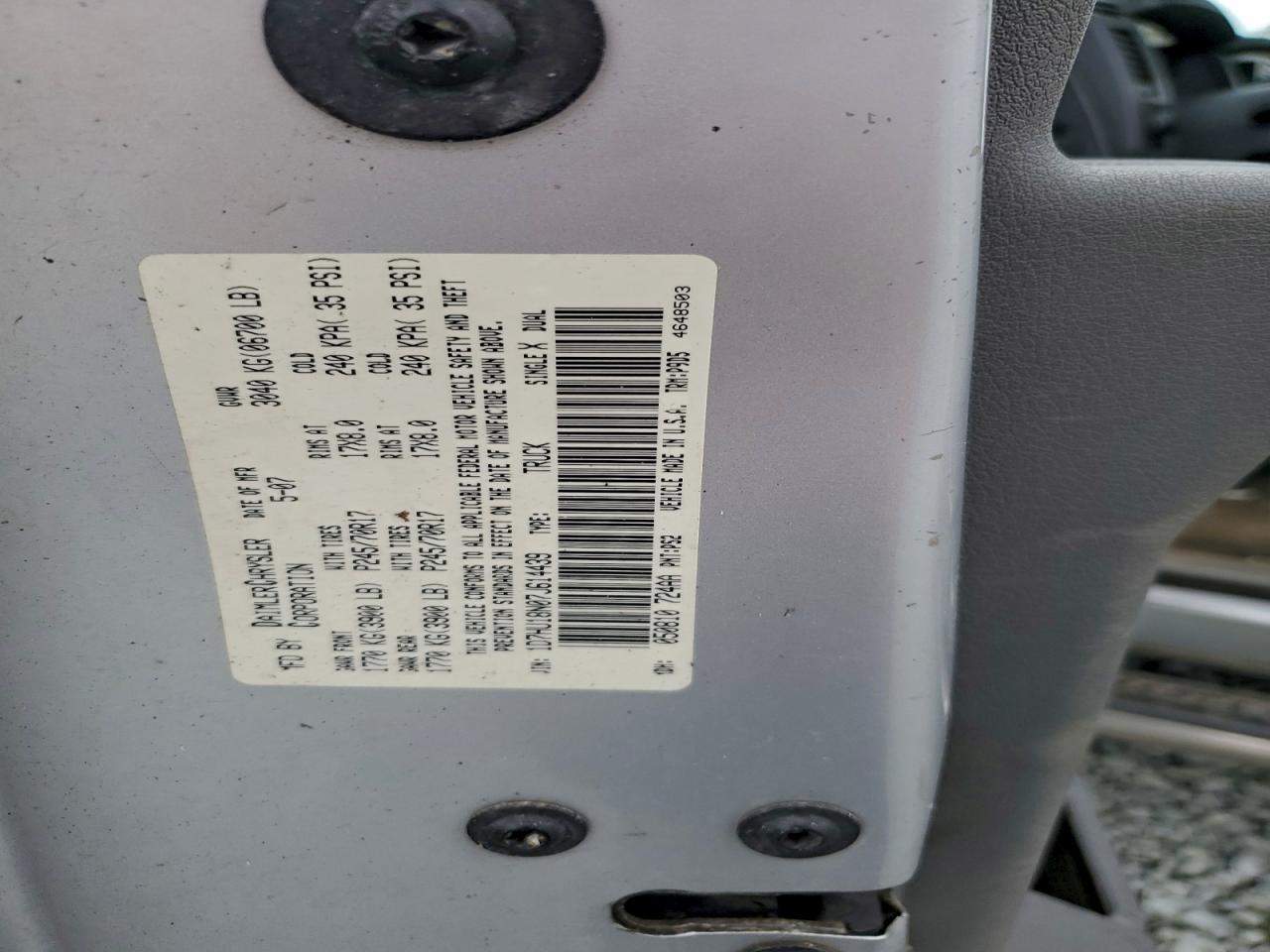 2007 DODGE RAM 1500 ST photo 23