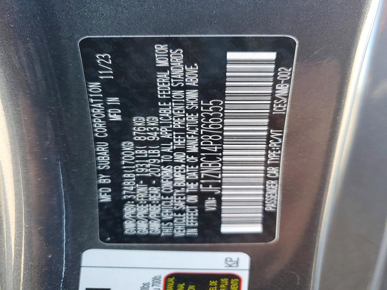 2023 TOYOTA GR 86 photo 23