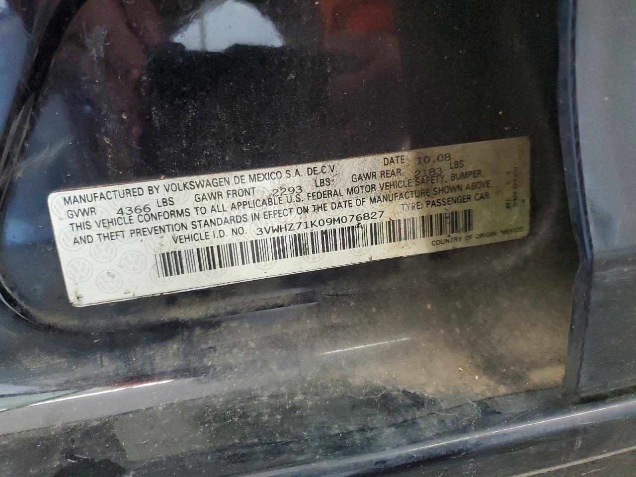 2009 VOLKSWAGEN JETTA S photo 12