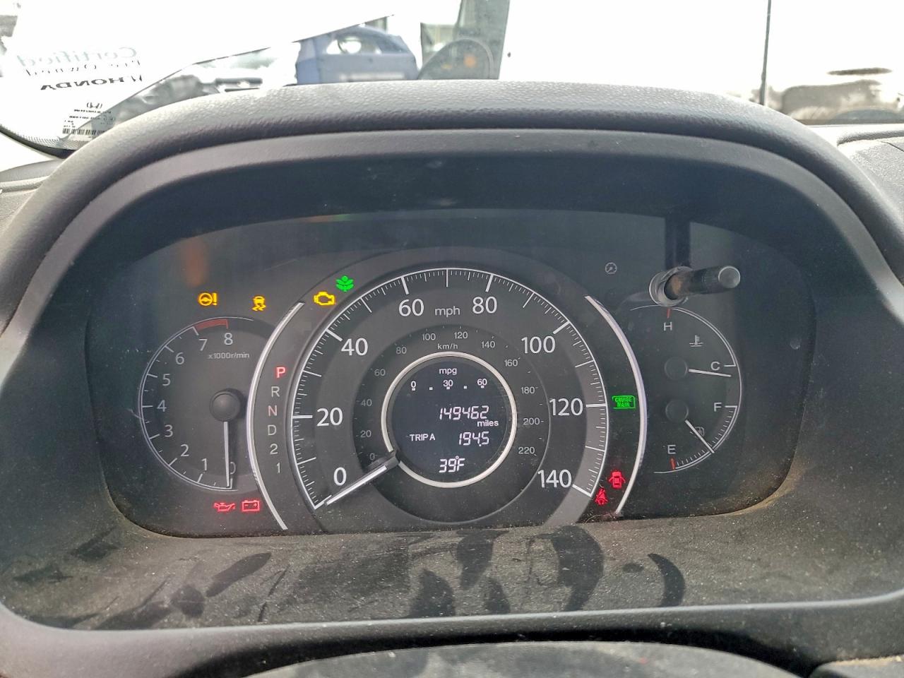 2013 HONDA CR-V LX photo 9