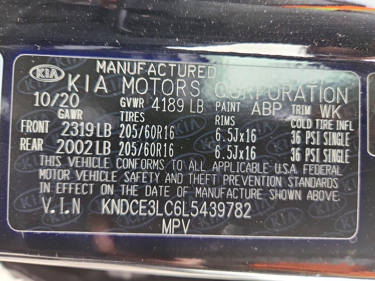 2020 KIA NIRO EX PREMIUM photo 13
