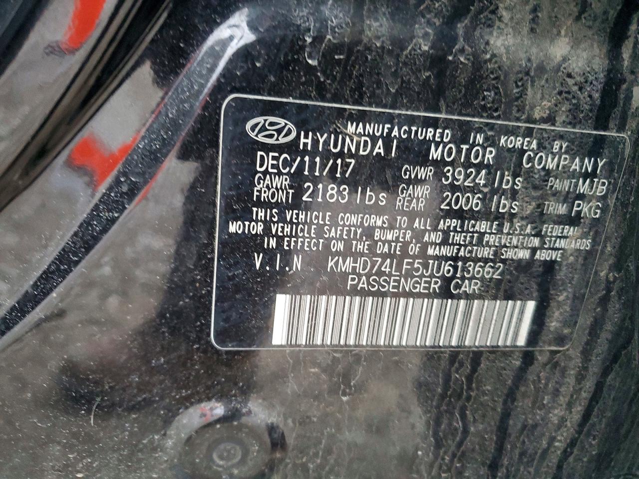 2018 HYUNDAI ELANTRA SE photo 12
