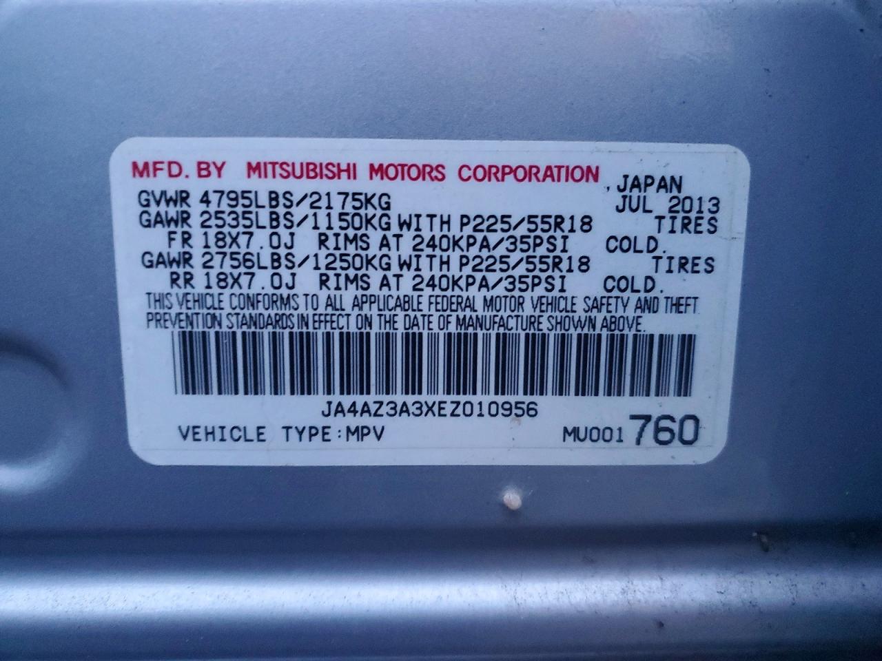 2014 MITSUBISHI OUTLANDER SE photo 12