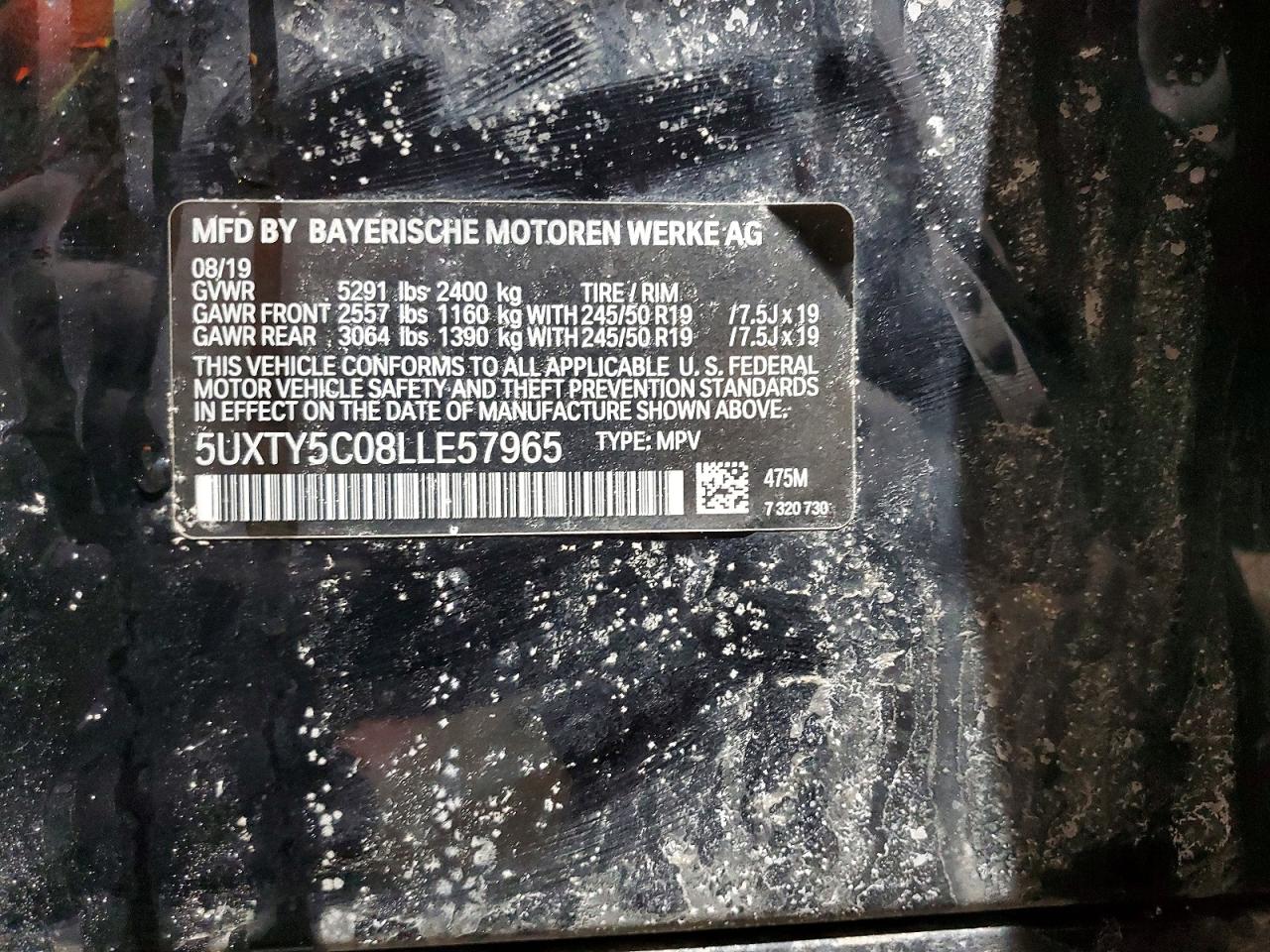 2020 BMW X3 XDRIVE30I photo 13