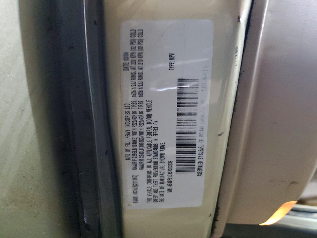 2005 SUBARU LEGACY OUTBACK 2.5I photo 13